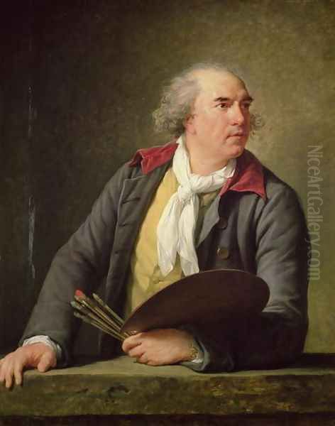 Portrait of Hubert Robert 1733-1808 1788 by Elisabeth Vigee-Lebrun