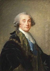 Alexandre Charles Emmanuel de Crussol Florensac by Elisabeth Vigee-Lebrun