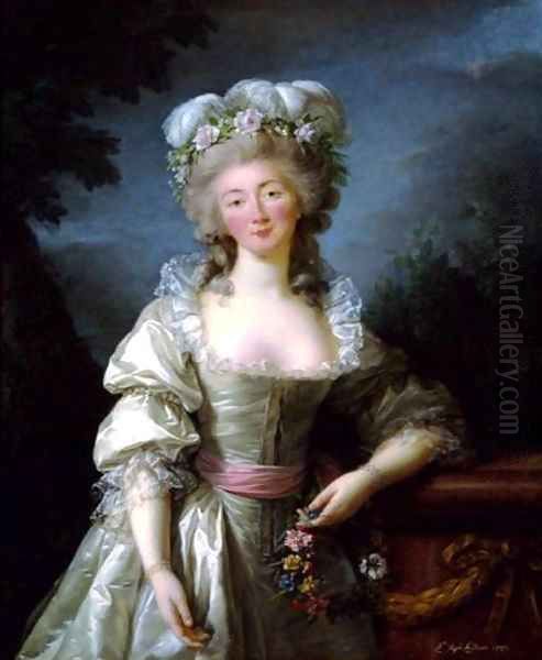 Portrait of Madame du Barry by Elisabeth Vigee-Lebrun