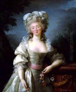Portrait of Madame du Barry by Elisabeth Vigee-Lebrun