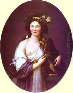 Portrait Of Mme Daguesseau 1770 by Elisabeth Vigee-Lebrun