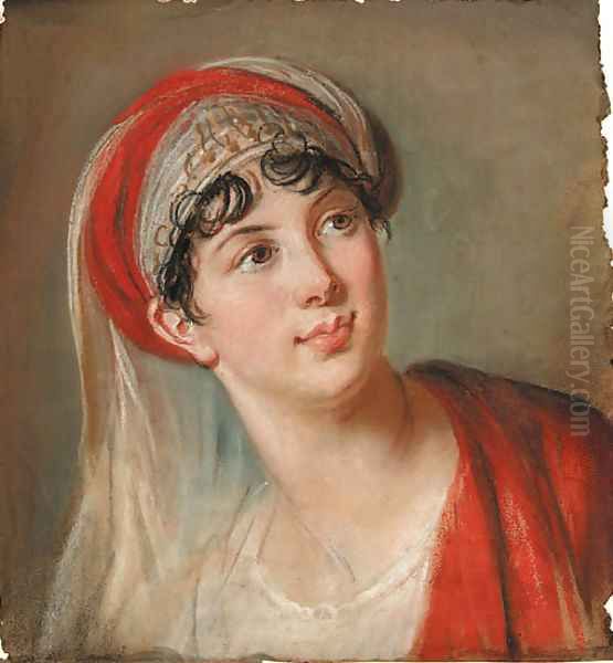 Portrait of Giuseppina Grassini, bust length, in the role of Zaira - view 1