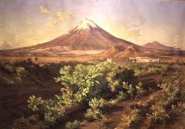 A Small Volcano in Mexican Countryside, 1887 - view 1
