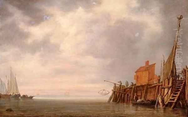 The entrance to a harbor - view 1