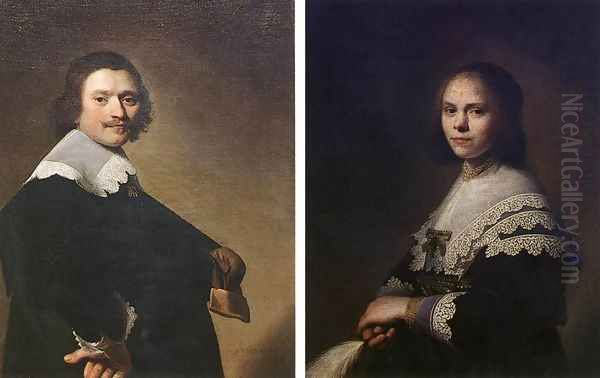 Portrait of a Man and Portrait of a Woman 1640-41 - view 1