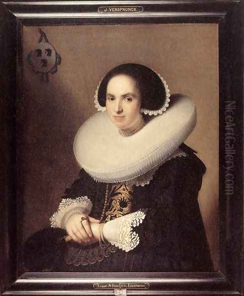 Portrait of Willemina van Braeckel 1637 - view 1