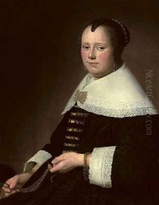 Portrait of a lady by Johannes Cornelisz. Verspronck