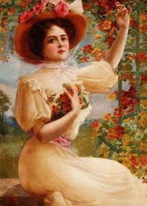 A Summer Beauty, 1909 by Emile Vernon