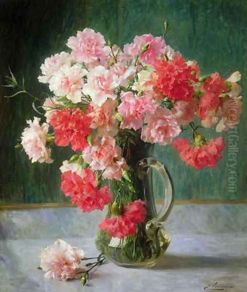 Still life of Carnations - view 1