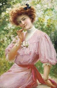 A wistful gaze by Emile Vernon