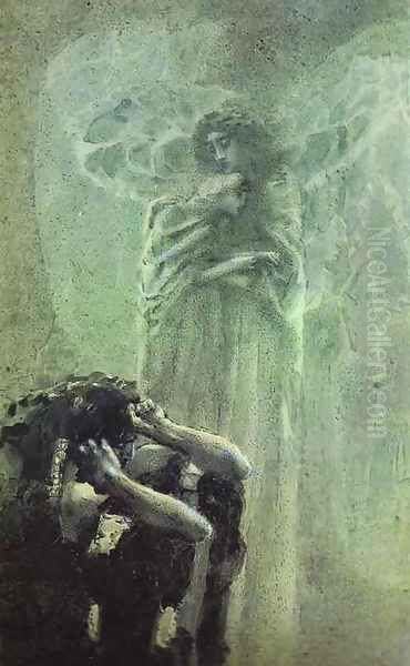 Demon and Angel with Tamara's Soul, 1891 - view 1