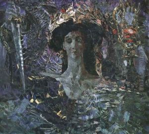 Six-winged Seraph (Azrael). 1904 by Mikhail Aleksandrovich Vrubel