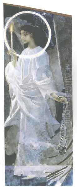 Angel with Censer and Candle 1887 - view 1