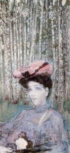 Artist's wife zabella Vrubel by Mikhail Aleksandrovich Vrubel