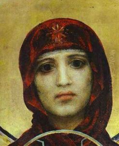 The Virgin and Child (detail), 1884-85