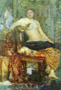 Sitter in the Renaissance Setting, 1883