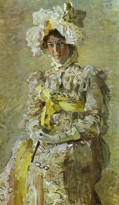 Nadezhda Zabela-Vrubel? The Artist's Wife (1898) by Mikhail Aleksandrovich Vrubel