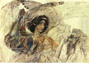 The Six Winged Seraph, from 'The Prophet 1905 by Mikhail Aleksandrovich Vrubel