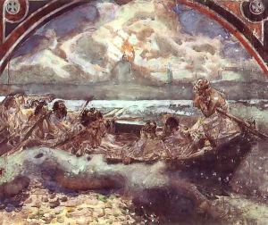 Walking on Water by Mikhail Aleksandrovich Vrubel