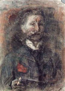 Self Portrait by Mikhail Aleksandrovich Vrubel