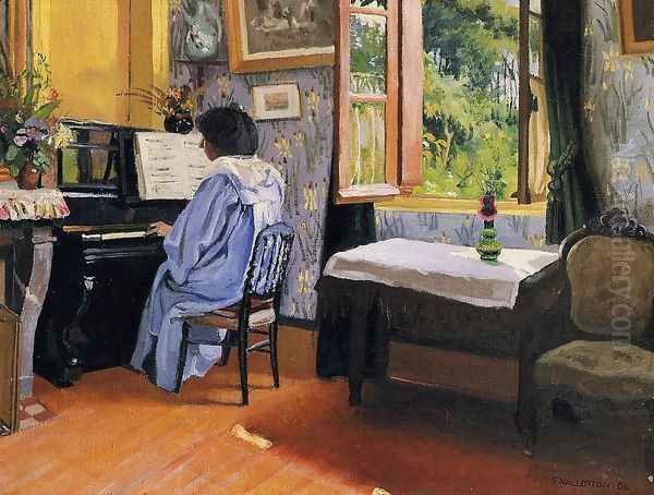 Lady at the Piano - view 1