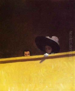 Box Seats at the Theater, the Gentleman and the Lady by Felix Edouard Vallotton