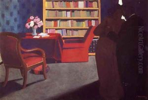 Private Conversation by Felix Edouard Vallotton