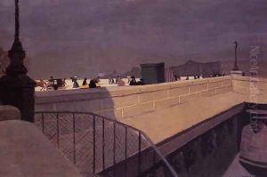 The Pont Neuf by Felix Edouard Vallotton