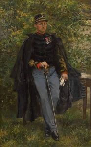 Capitaine Dans Un Jardin