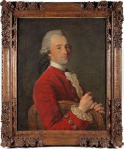 Portrait D'un Gentilhomme A La Veste Rouge Toile