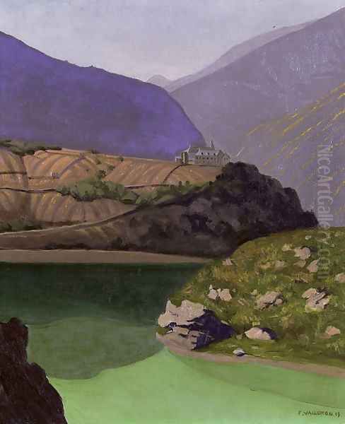 Lac de Geronde à Sierre, 1919 - view 1