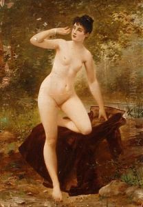 Nude By A River