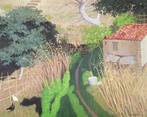 House and Reeds 1921 24 by Felix Edouard Vallotton