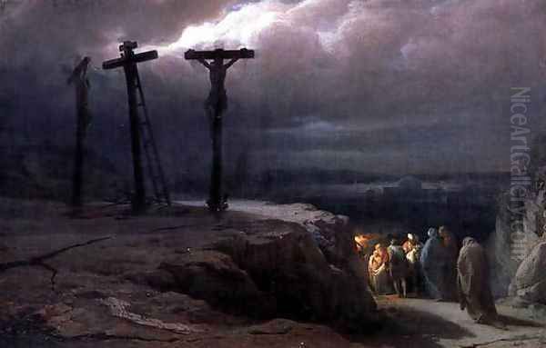 Night at Golgotha, 1869 - view 1