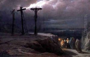 Night at Golgotha, 1869 by Vasili Vasilyevich Vereshchagin