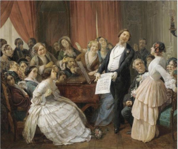 Triomphe D'un Tenor Dans Une Matinee Musicale - view 1