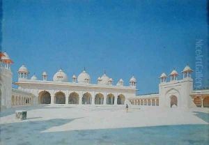 Moti Masjid, Agra, 1874-1876 by Vasili Vasilyevich Vereshchagin
