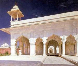 Throne Room of the Shah Jahan Fort in Delhi, 1875 by Vasili Vasilyevich Vereshchagin