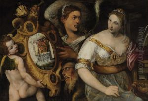 An Allegory Of Maximillian Ii by Paris Bordone