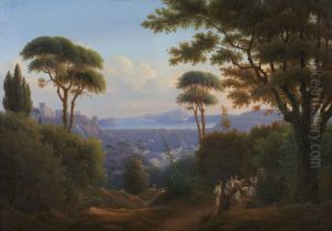 Landschaft Mitlandbevolkerung Am Golf Von Salerno