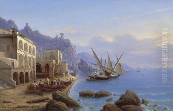 Amalfi Harbour. - view 1