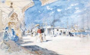 Promenade Sur Les Quais Au Havre