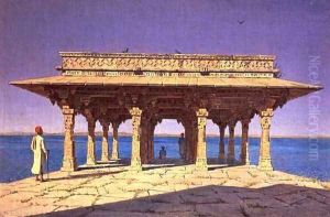 Evening at the Lake, 1874 by Vasili Vasilyevich Vereshchagin