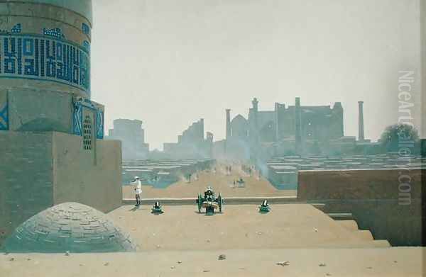 Main Street in Samarkand, Early Morning, 1869-70 - view 1