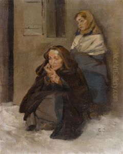 Two Women In The Snow