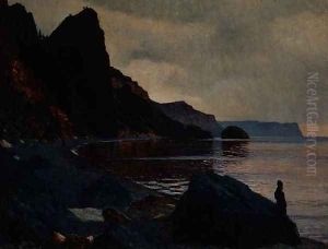 Near the Monastery of St. George, Krym, Ukraine by Vasili Vasilyevich Vereshchagin