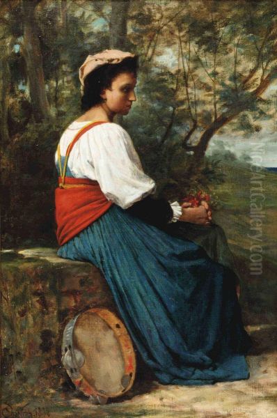 The Tamborine Player - view 1