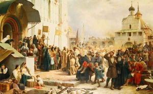 The Siege of the Trinity Sergius Cloister 1608-10, 1891 by Vasili Vasilyevich Vereshchagin