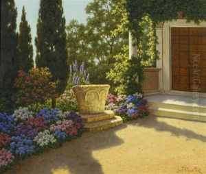 Jardin Villa Cypris (cap Martin) by Ivan Fedorovich Choultse