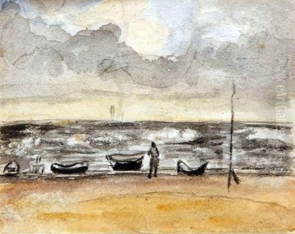 Boats At Aldeburgh - view 1
